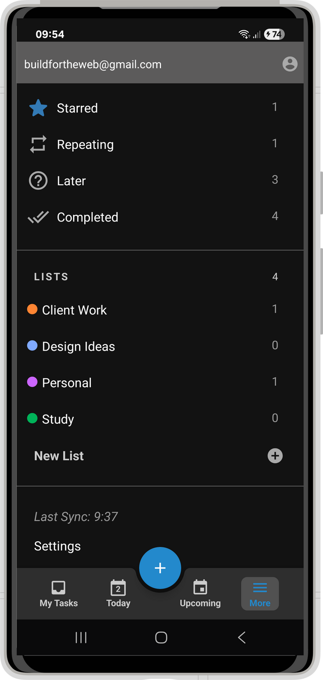 My Tasks - your task lists